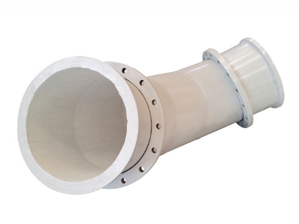 硬質(zhì)陶瓷貼片耐磨彎頭